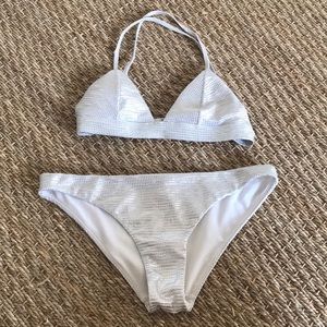 H&M silver bikini
